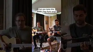 Can you name this 2000&rsquo;s Pop Punk cover? #acoustic #punk #cover