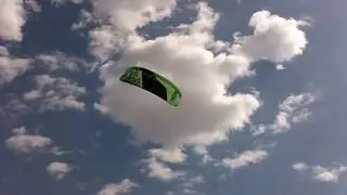 kite Flysurfer Peak 2 12 m test in the wind 2 m / s