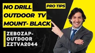 CondoMounts | Zebozap Outdoor TV Mount: Easy Installation, No Drill, DIY Solution