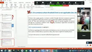627 First Live Class of my First Online GST Certificate Batch