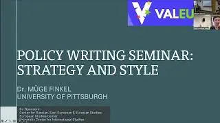 ValEUs Policy Writing Workshop: Strategy and Style