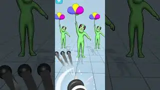 🎈 balloon flying the man l #balloon #funny #flying #gameplay #animation