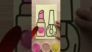 Sand painting make up set #sandpainting #relaxing #satisfying #asrm