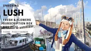 Unboxing Lush Fresh & Flowers Subscription Box November 2022 #lush #beauty #review #outdoors