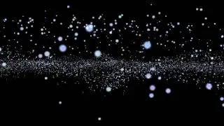 DNA wave particles. Futuristic particles hologram [Free Visual FX]
