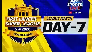 🛑: LIVE NOW 🛑:🏆 LEAGUE MATCH DAY 7:  FIRST LANCER SUPER LEAGUE S-4 || HAYDRABAD