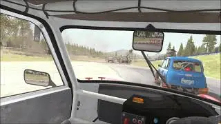 Mini Classic Rallycross Racing in VR - Holjes, Sweden - Dirt Rally