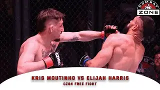 THIS FINISH PUT HIM ON ESPN - Kris Moutinho vs Elijah Harris  - CZ84 Free Fight