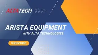 Refurbished Arista Equipment - Alta Technologies