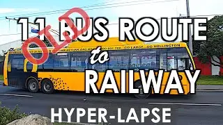 OLD 11 Bus Route from Seatoun to Railway, New Zealand - Timelapse