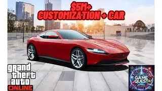 GTA 5 - $5M+ DLC Vehicle Customization - Grotti Itali GTO Stinger TT | Ferrari Roma