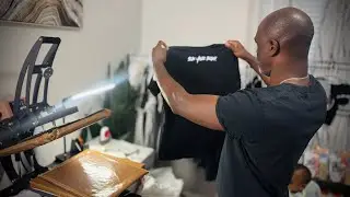🚨 YouTube Invited Us to LA 🤯 (Pressing Custom Merch) | RFB Custom Prints (Press. Brand. Scan!)