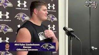 Hear from Ravens OL Tyler Linderbaum  | Baltimore Ravens Practice (December 31, 2024)