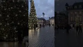 Traveling to Paris: Christmas magic / Voyager &agrave; Paris: La magie de noel #shorts #short #paris #noel