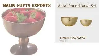 Wide Range Of Metal Trays & Bowls #nalinguptaexports #export #handicrafts #metaltrays #metalbowls