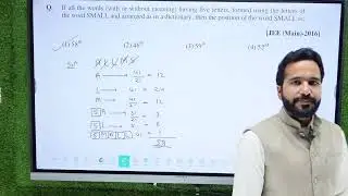 If all the words (with or without meaning) having five letters, formed using the letters of the word
