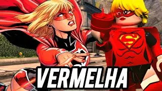LEGO DC | EU CRIEI A SUPERGIRL LANTERNA VERMELHA NO LEGO DC SUPER VILLAINS 