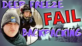 EXTREME WINTER BACKPACKING DISASTER: Ice Age Trail in Deep Winter Hiking - Sub Zero Backpacking