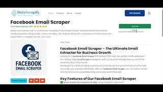 Facebook Email Scraper- DataScrapify