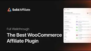 Solid Affiliate: The Best Affiliate Plugin for WooCommerce