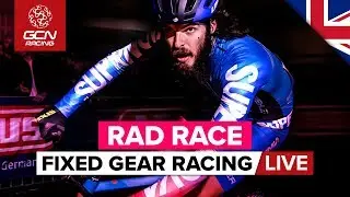 Rad Race LAST WO/MAN STANDING Live | Fast Fixed Gear Bike Racing