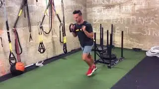 Strap Racked Sled Drag variation