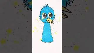 Sprunki Azuri drawing for kids #shorts #kidsart #ytshorts #sprunki #kidsvideo #youtubeshorts