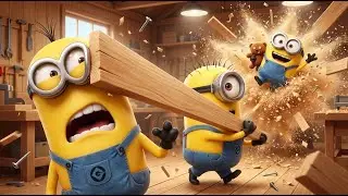 OH NO! Did Minion Just Break The Workshop? | Minion 3D ANIMATION
