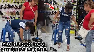 Gloria casi se cae al caminar con tacones/Doña Vicenta anda molesta