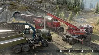Бездорожье Грязь / Сезон 17  Грузия / Тягачи / Russia Truck Simulator  SnowRunner