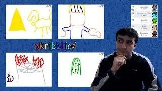 IO E I MIEI AMICI REALIZZIAMO OPERE D'ARTE su SKRIBBL.IO✏️
