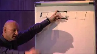 Der Rhetoriktrainer und Speaker PETER MOHR bei einem Vortrag zum Thema Pr&auml;sentieren