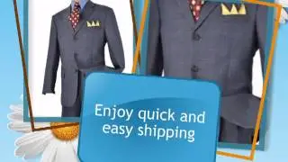 Men's 3 Button Glen Plaid Suit (R1222) - womensuits.com