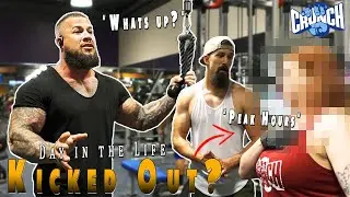 STAX SNAPS!!! ALMOST KICKED OUT OF CRUNCH GYM | Destroying Back | Day in the Life of Joey Stax