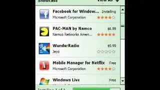 Download and Install WM App Store ( Marketplace ) to your WM 6, 6.1 or 6.5 device