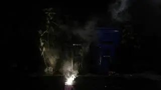 Lighting a bunch of sparklers on fire at once