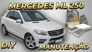 Como fazer o serviço completo no Mercedes ML 250 W166 Óleo, Ar e Cabine  DIY