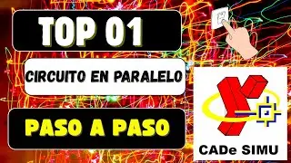 Instalaci&oacute;n el&eacute;ctrica de un circuito en paralelo. CADE SIMU