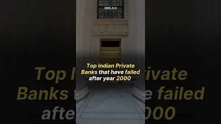 Top Indian Private Banks that have failed after year 2000 | Joel Kv #stockmarket #trading #investing