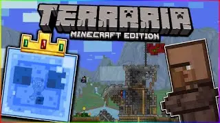 TERRARIA + MINECRAFT? (Terraria Texture Pack Showcase)