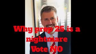 Why Prop 25 No Bail is YOUR NIGHTMARE- Vote NO