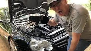 2008 Mercedes SL550 Performance Air Filter Install
