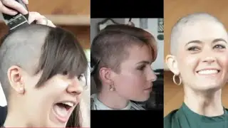 New Headshave  Headshave 2021 New .Beautiful Girl New .Ladies Headshave 2021