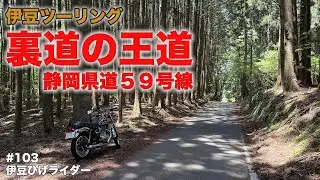 伊豆ツーリングの裏道 / 県道59号線　エストレア