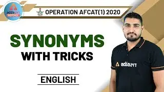 AFCAT 2020 Preparation | English | Synonyms With Tricks