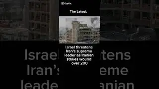 Israel threatens Iran&rsquo;s supreme leader as Iranian strikes wound over 200 #iran #war #israel