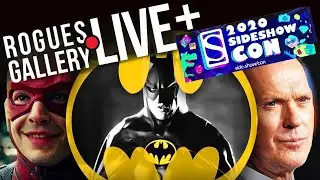 🔴Rogues Gallery LIVE # 38 SIDESHOW CON 2020 Announcement + DC Movie Chat!