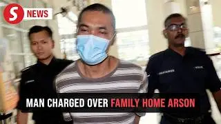 Man charged with burning down six houses belonging to his family members
