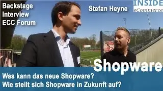 Shopware 5 - Backstage Interview mit Stefan Heyne auf dem ECC Forum