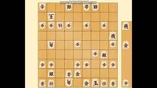 AI(五段)と対戦したときの棋譜